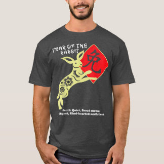 Jahr des Hasen glücklich Chinesisch Zodiac Lunar N T-Shirt