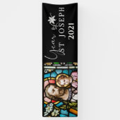 Jahr des heiligen Josef-Festglases Religiöser Jesu Banner (Vertikal)