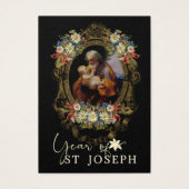 Jahr des hl. Joseph Memorare Gebet katholisch (Vorderseite)