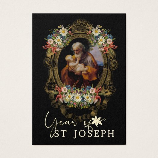 Jahr des hl. Joseph Memorare Gebet katholisch (Vorderseite)