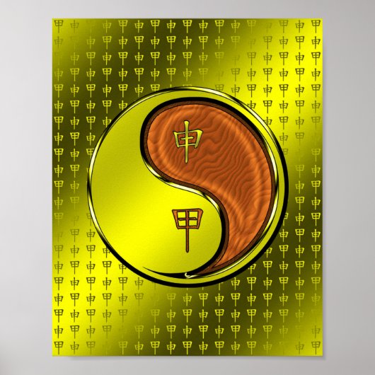 Jahr des Holzaffens Poster (Vorne)