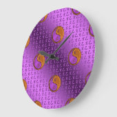 Jahr des Holzboars Große Wanduhr (Winkel)