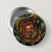 Jahr des Holzdrachen 2024 Button (Vorne & Hinten)