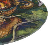 Jahr des Holzdrachen 2024 Schneidebrett (Ecke)