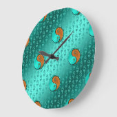 Jahr des Holzhundes Große Wanduhr (Winkel)