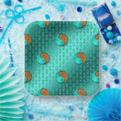 Jahr des Holzhundes Pappteller (Party)