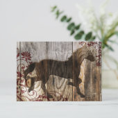 Jahr des Holzpferdes Einladung (Stehend Vorderseite)