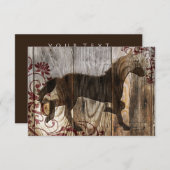 Jahr des Holzpferdes Einladung (Vorne/Hinten)