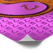 Jahr des Holzrosters Poster (Ecke)