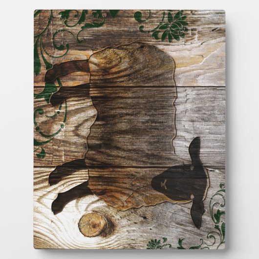 Jahr des Holzschafs Fotoplatte (Vorderseite)