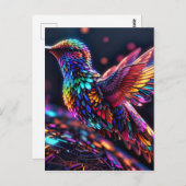 Jahr des Hummingvogels: Eine monatliche Reise Postkarte (Vorne/Hinten)