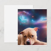 Jahr des Hundes Feiertagskarte (Vorne/Hinten)