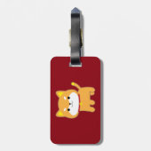 Jahr des Hundes Gepäckanhänger (Rückseite vertikal)