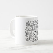 JAHR DES HUNDES KAFFEETASSE (Vorderseite Links)