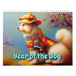 Jahr des Hundes Kalender