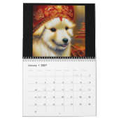 Jahr des Hundes Kalender (Jan 2027)