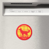 Jahr des Hundes Magnet (In Situ (Geschirrspüler))