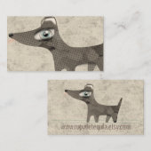 Jahr des Hundes Visitenkarte (Vorne/Hinten)