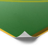 Jahr des Kaninchen-Oval-Posters Poster (Ecke)