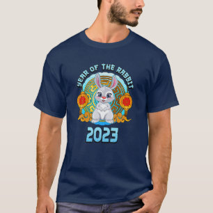 Jahr des Kaninchenmondjahres 2023 Horosco T-Shirt
