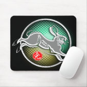 Jahr des Kaninchens 2011 Mousepad (Mit Mouse)