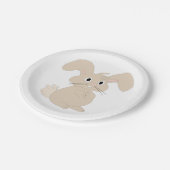 Jahr des Kaninchens 2023 Pappteller (Schrägansicht)