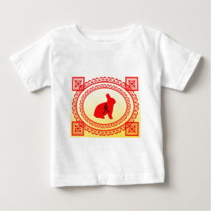 Jahr des Kaninchens Baby T-shirt