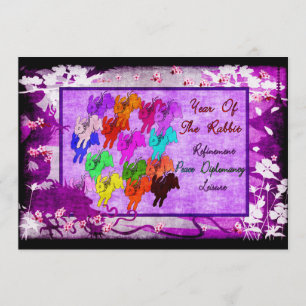 Jahr des Kaninchens Einladung