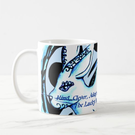 Jahr des Kaninchens Kaffeetasse (Links)