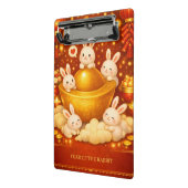 Jahr des Kaninchens Mini Klemmbrett (Gewinkelt2)