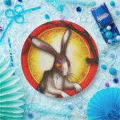 Jahr des Kaninchens Pappteller (Party)