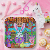 Jahr des Kaninchens Pappteller (Party)