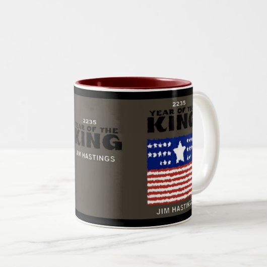 JAHR DES KÖNIGS ZWEIFARBIGE TASSE (VorderseiteRechts)