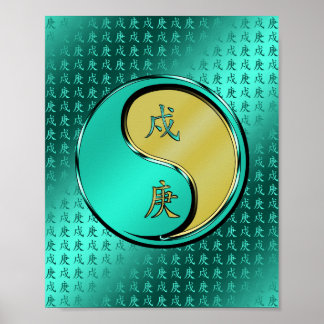 Jahr des Metallhundes Poster