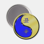 Jahr des Metallöchs Magnet (Vorderseite/Rückseite)