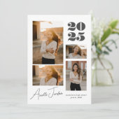 Jahr des Minimalistischen Collage Abschlusses | Fo Ankündigung (Stehend Vorderseite)