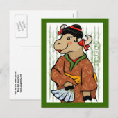 Jahr des Ochs 2009 Feiertagspostkarte (Vorne/Hinten)