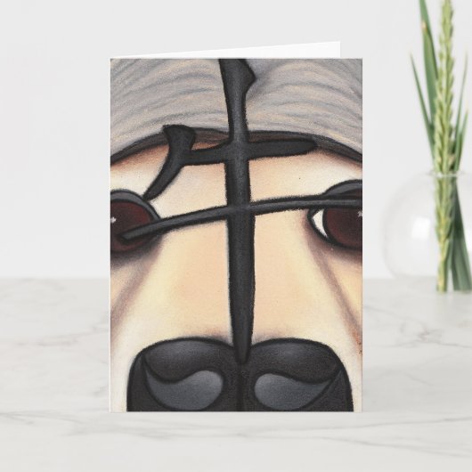 Jahr des Ochsen Feiertagskarte (Vorderseite)