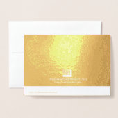 Jahr des Ochsen Folienkarte (Rückseite mit Umschlag)