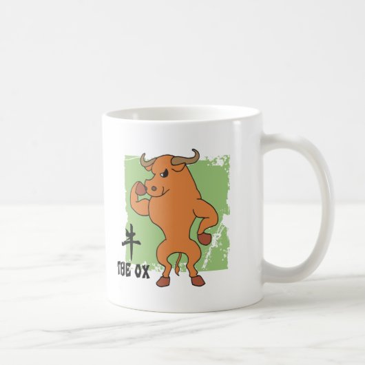 Jahr des Ochsen-Geschenks Kaffeetasse (Rechts)