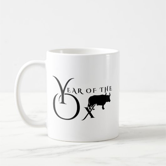 Jahr des Ochsen Kaffeetasse (Links)