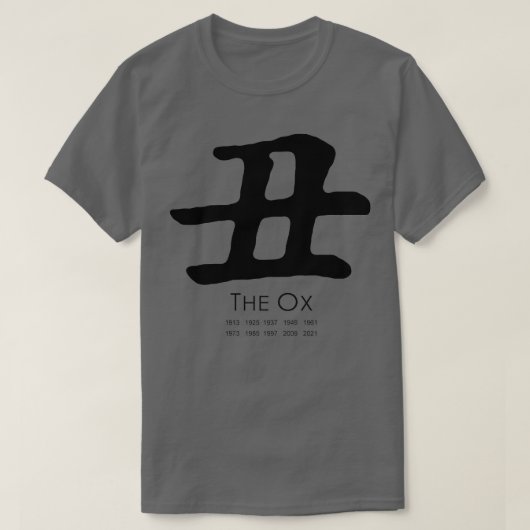 Jahr des Ochsen T-Shirt (Design vorne)