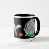 Jahr des Ochsen Tasse (VorderseiteRechts)