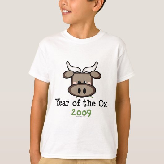 Jahr des OX 2009 Kinder Sweatshirt T-Shirt (Vorderseite)
