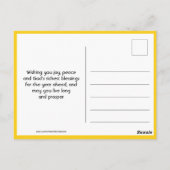 Jahr des OX 2021 | CHRISTLICH | CHINESISCHES NEUJA Postkarte (Rückseite)