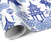 Jahr des OX Geschenkpapier (Rolleneckpunkt)