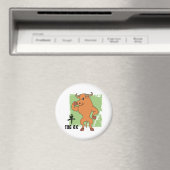 Jahr des OX-Geschenks Magnet (In Situ (Geschirrspüler))