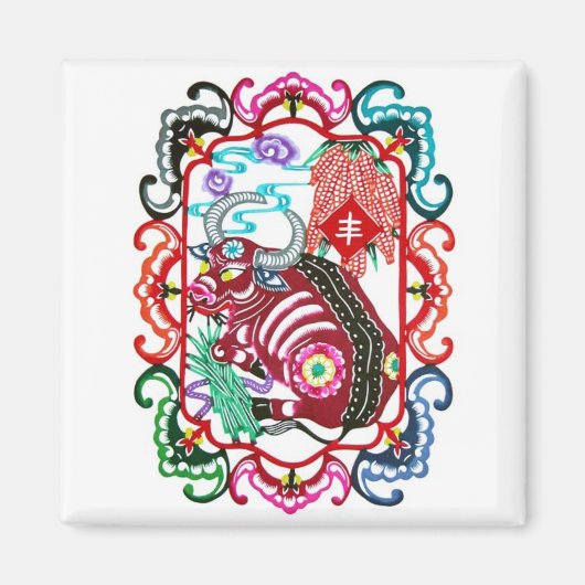 Jahr des OX Magnet (Vorne)