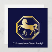 Jahr des Pferdeanschlags Einladung (Vorne/Hinten)