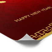 Jahr des Pferdes 2014 - Chinesisches Neujahr Poster (Ecke)